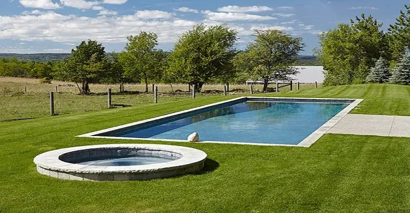 Outdoor agricultural pool