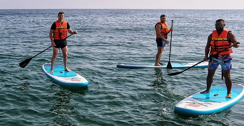 paddle-board